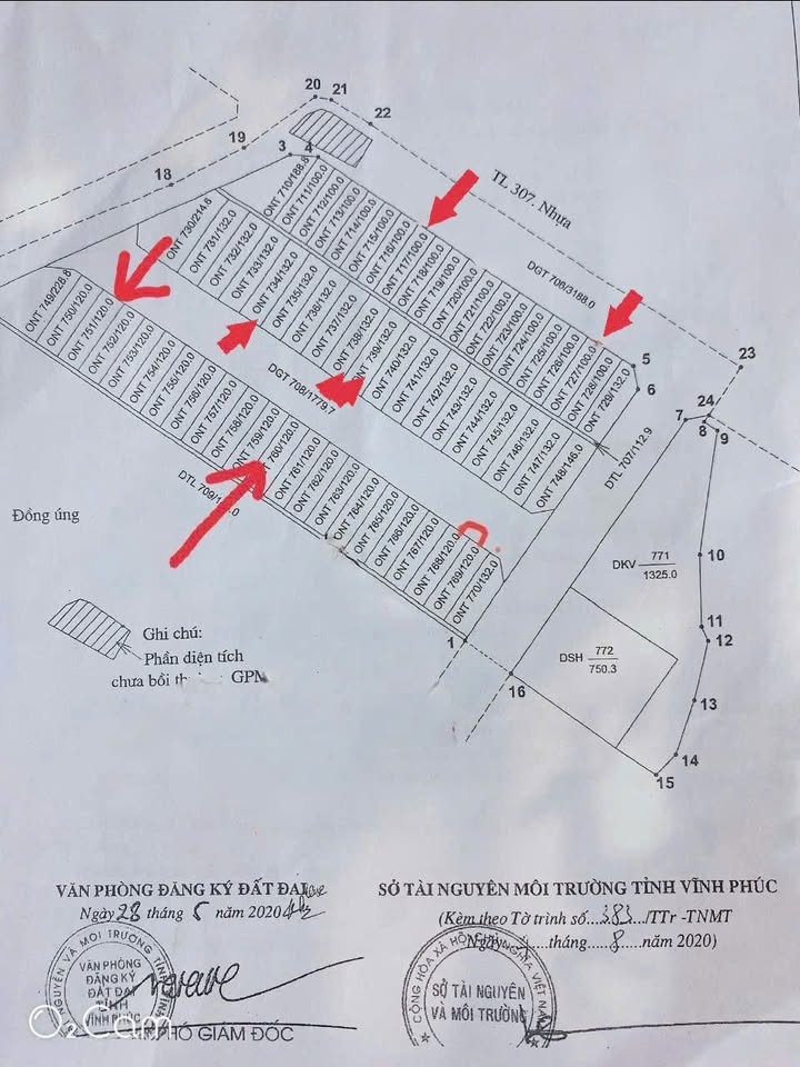 Đất đấu giá Lãng Công, Vĩnh Phúc - Sổ đỏ full thổ cư, giá từ 1.1 tỷ