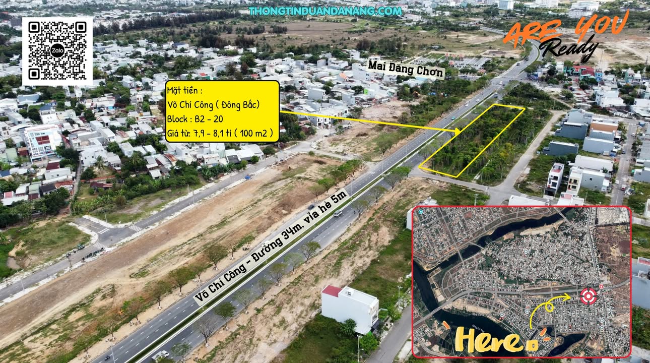 Đất nền Sun Group Võ Chí Công - 100m² giá từ 5.2 tỷ - Cơ hội đầu tư vàng