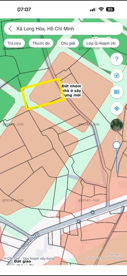 Đất Vườn Cần Giờ 2593m² - Mặt Tiền 35.7m - Giá Đầu Tư 41.49 Tỷ