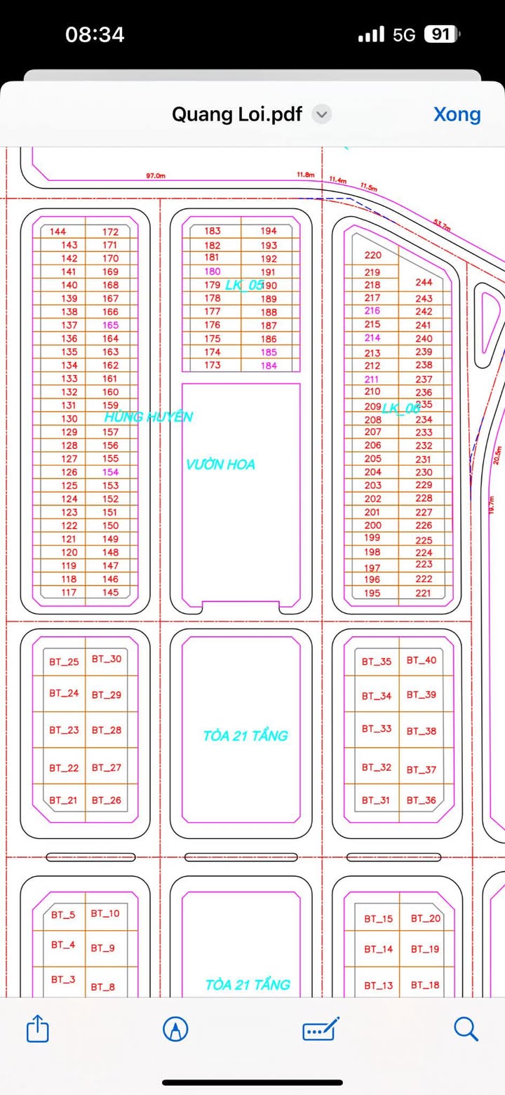 Bán đất KĐT Quảng Lợi, Vĩnh Yên 98m² giá 2.2 tỷ - Vị trí trung tâm