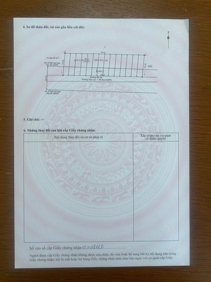 Đất Nền 100m² Mặt Tiền Đường Nhựa KCN Vsip2 - Chỉ 400 Triệu Sổ Sẵn