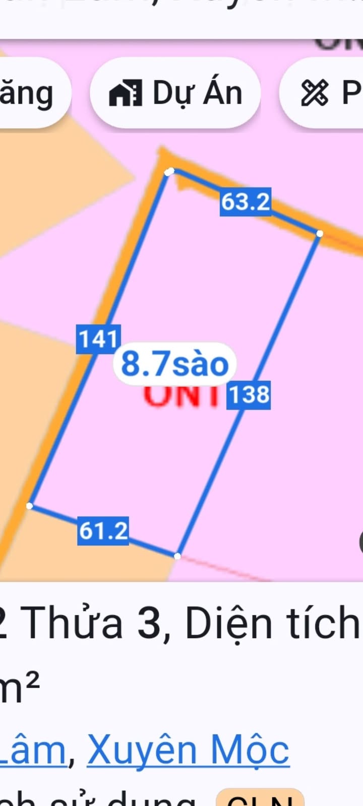 Bán Đất Vườn Rộng 8.437m² Xã Bàu Lâm, TP.HCM - Sổ Hồng