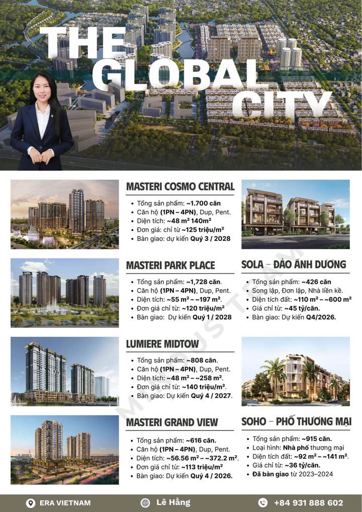 Căn hộ Masteri Cosmo Central 78m² - View Nội Khu Xanh Mát, Tầng Cao