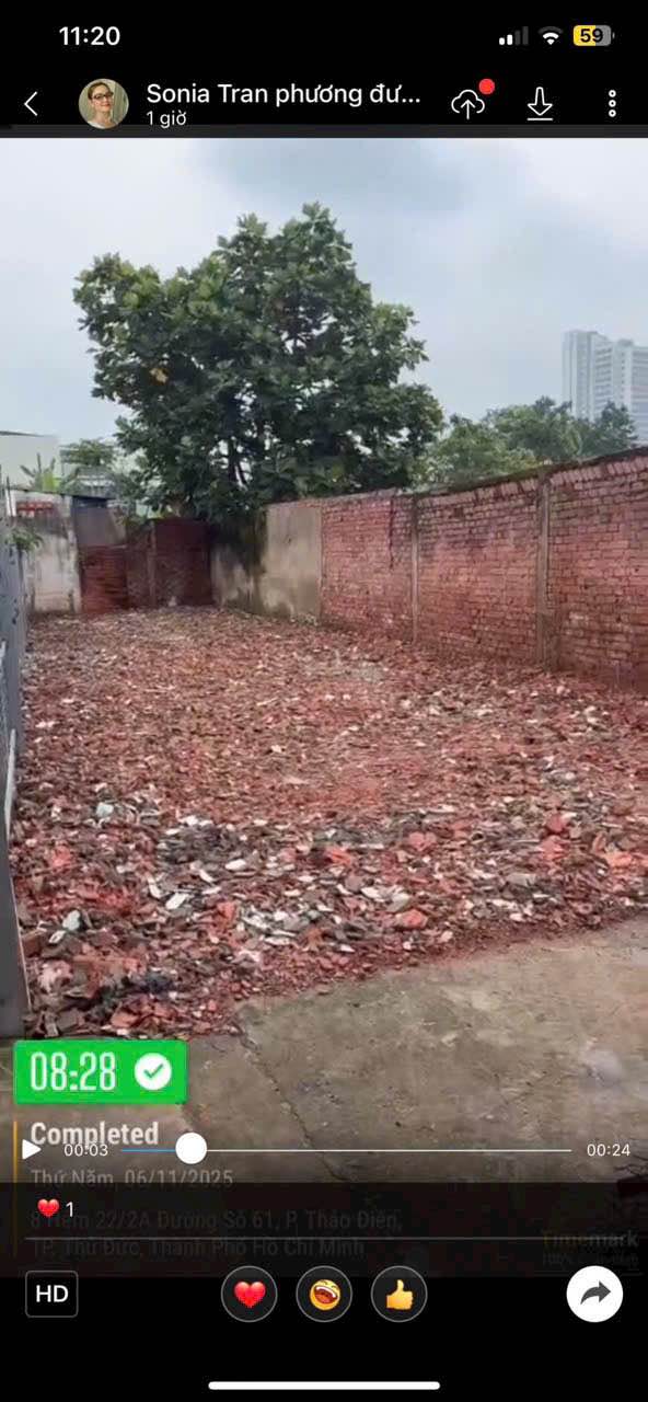 Đất Thảo Điền 121m² - Sổ Hồng Sẵn Sàng - Giá 14.5 Tỷ