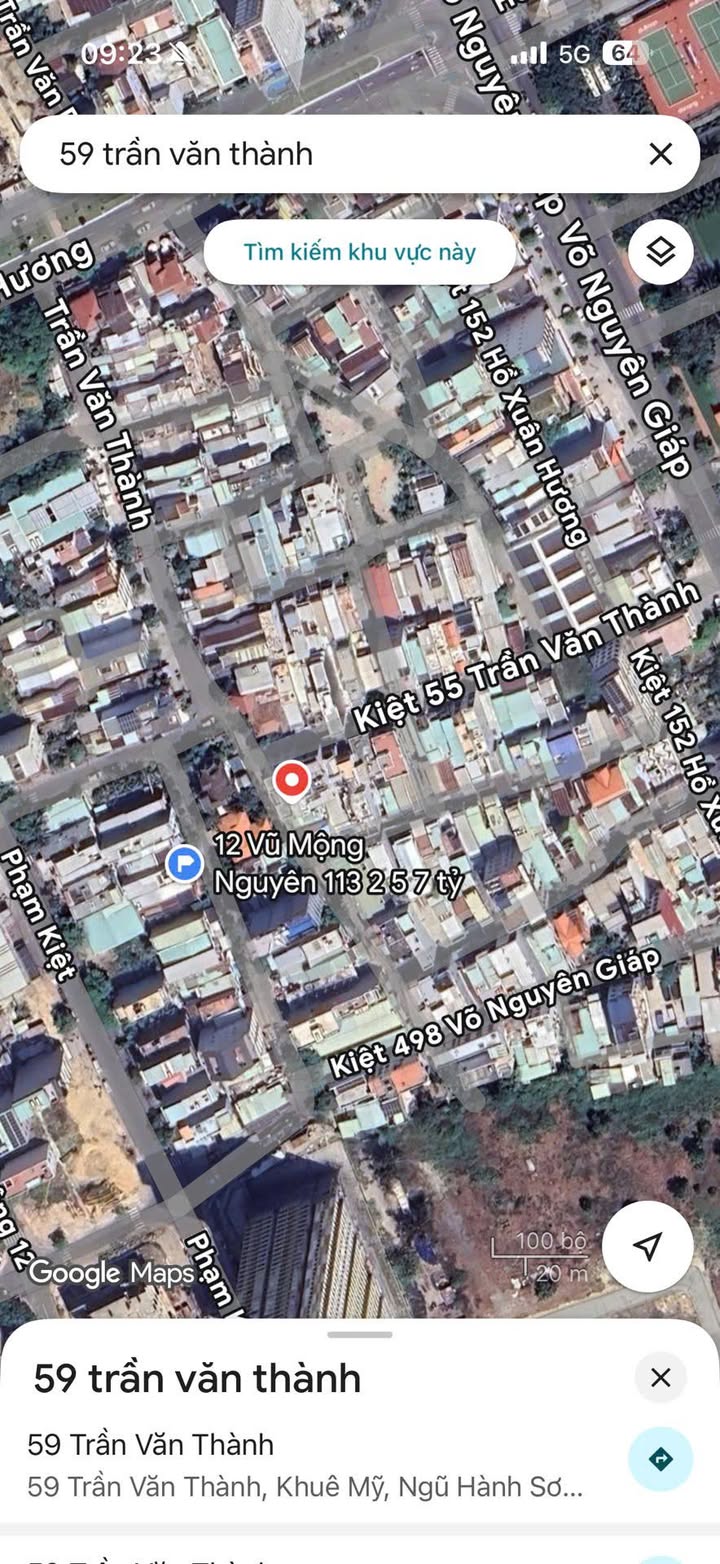 Đất Mặt Tiền Kinh Doanh Tôn Đức Thắng, Liên Chiểu 182m² - Dòng Tiền 6 Triệu/tháng