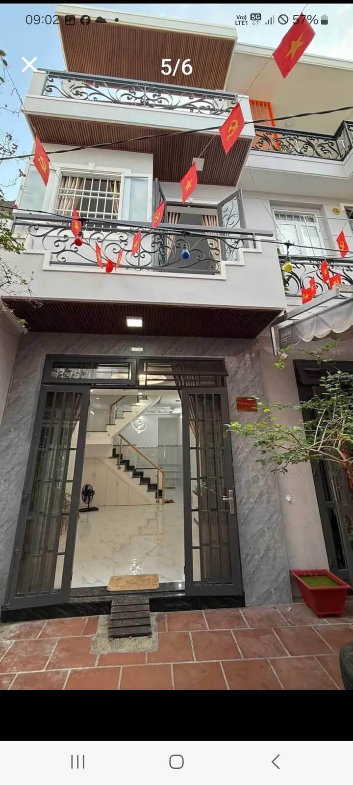 Nhà 1 Trệt 2 Lầu Hẻm Nguyễn An Ninh Vũng Tàu - 43m² Hướng Tây Nam