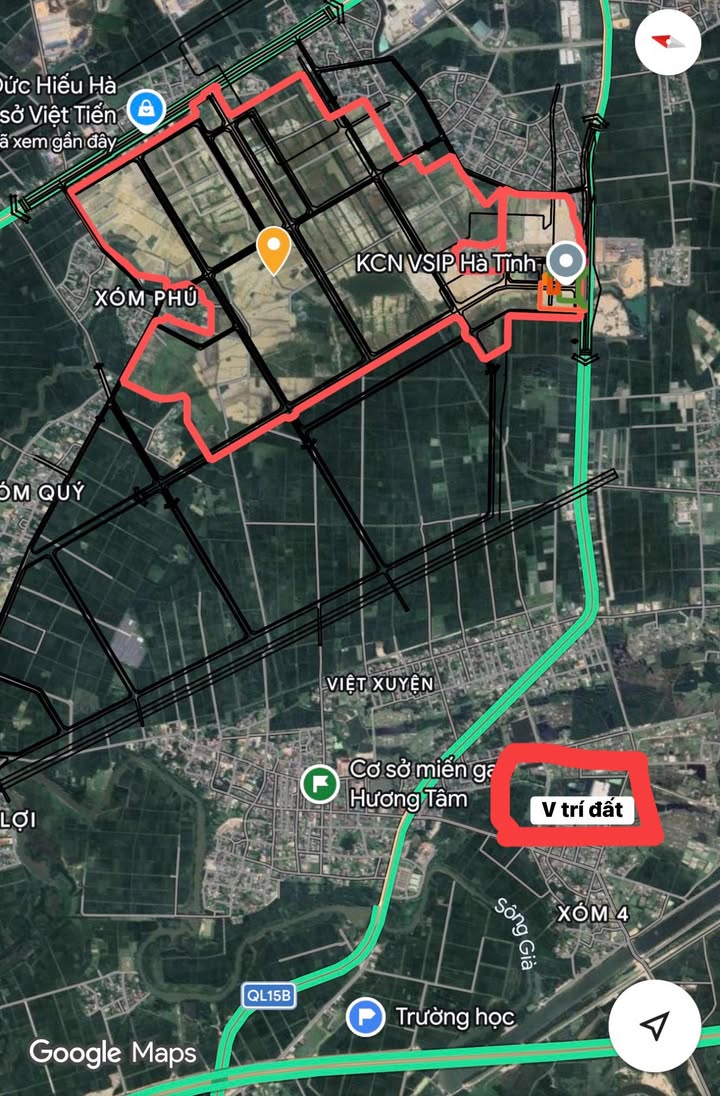 Đất nền VISIP Thạch Hà 183m² - Sổ đỏ phun đất ở, giá 1 tỷ