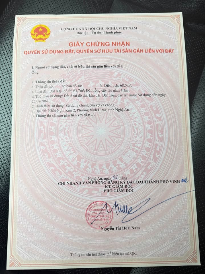 Bán Đất Lô Góc Nghi Kim 68m² - Sổ Đỏ Chính Chủ Giá 1.63 Tỷ
