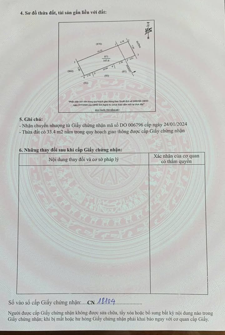 Đất nền Xóm 8 Nghi Kim, Vinh: 167.6m² - Lô đầu đường quy hoạch 12m - Giá 3.35 tỷ