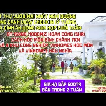 Nhà Vườn 1000m² Mỹ Hạnh Bắc – Giảm 500 Triệu, Sổ Hồng Riêng