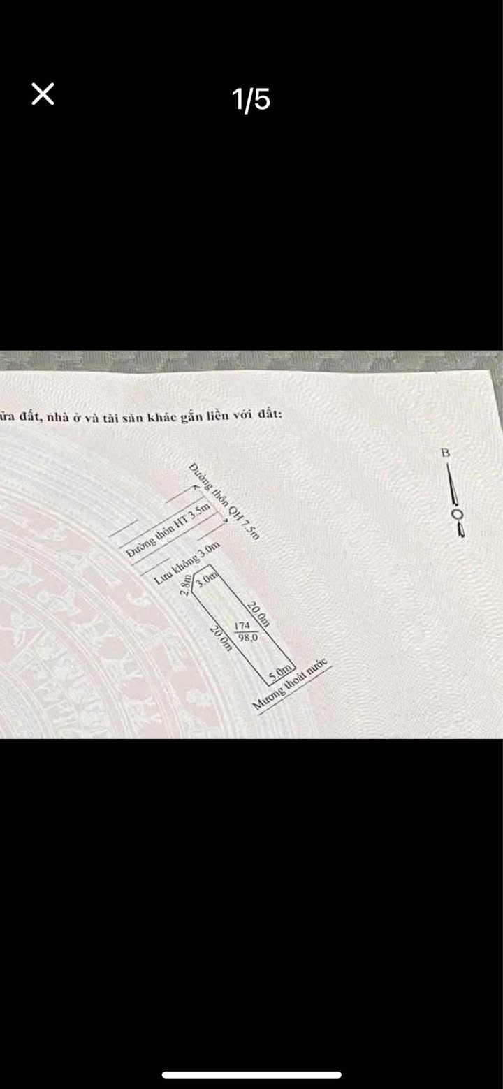 Đất Lô Góc Nam Cầu, Gia Lộc - 98m² Sổ Hồng Chính Chủ, Giá 1.7 Tỷ