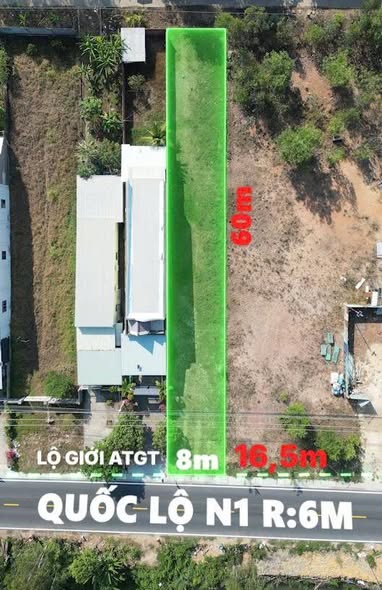 Đất nền Huyện Giang Thành 480m² giá 1,25 tỷ - Đường to ô tô