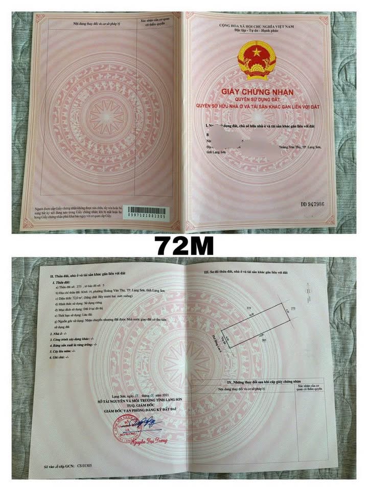 Đất KĐT Phú Lộc 1 - 72m² Hướng Tây - Giá 3.6 Tỷ - Lô Góc Thoáng