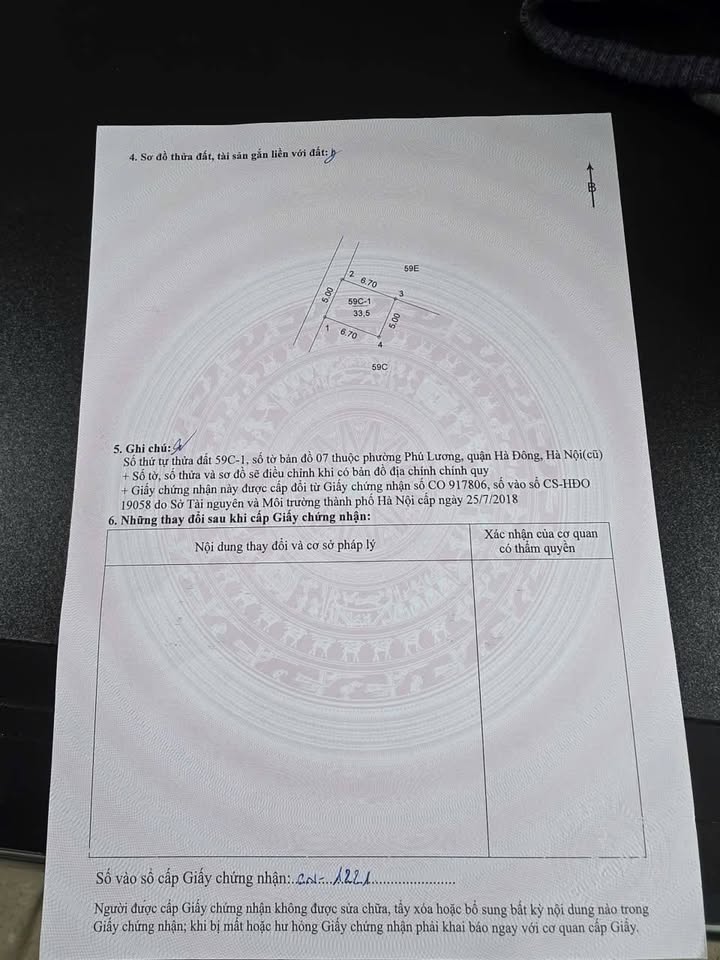 Bán đất Phú Lương Hà Đông 33.5m² - Sổ đỏ, ô tô vào nhà, tiềm năng tăng giá