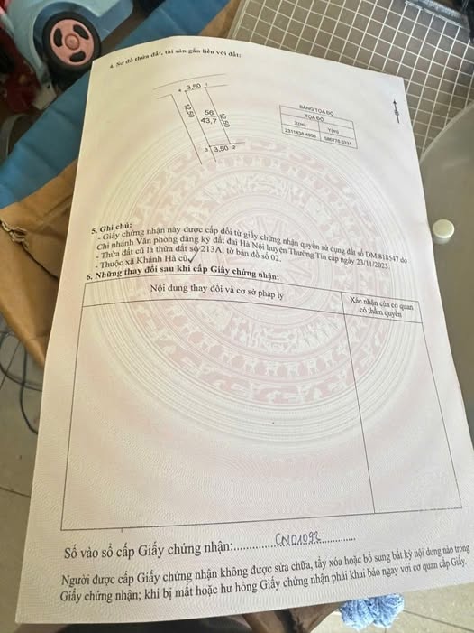 Đất Lô Góc 43.7m² Thường Tín - Sổ Đỏ Vuông Vắn, Ô Tô Vào Đất