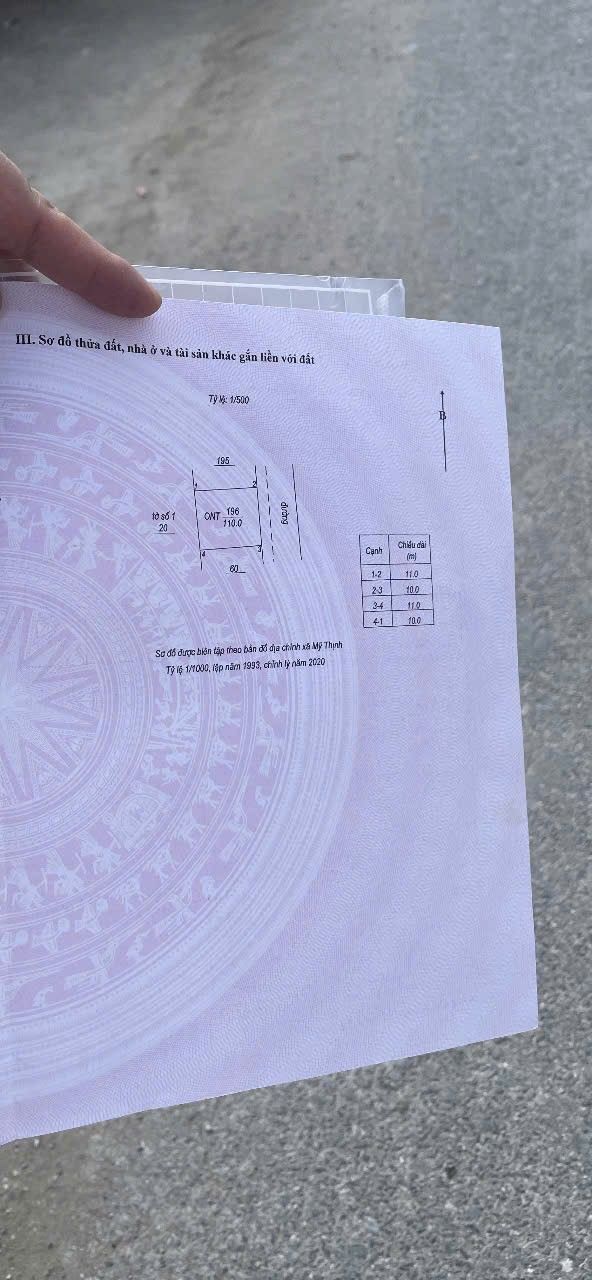 Bán Đất Kinh Doanh Mặt Tiền 10m, Mỹ Lộc, Nam Định - 110m²