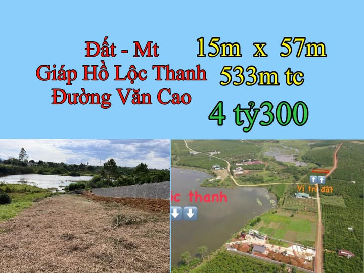 Đất Vàng 855m² Đường Văn Cao, Bảo Lộc - Sổ Hồng Sẵn Sàng