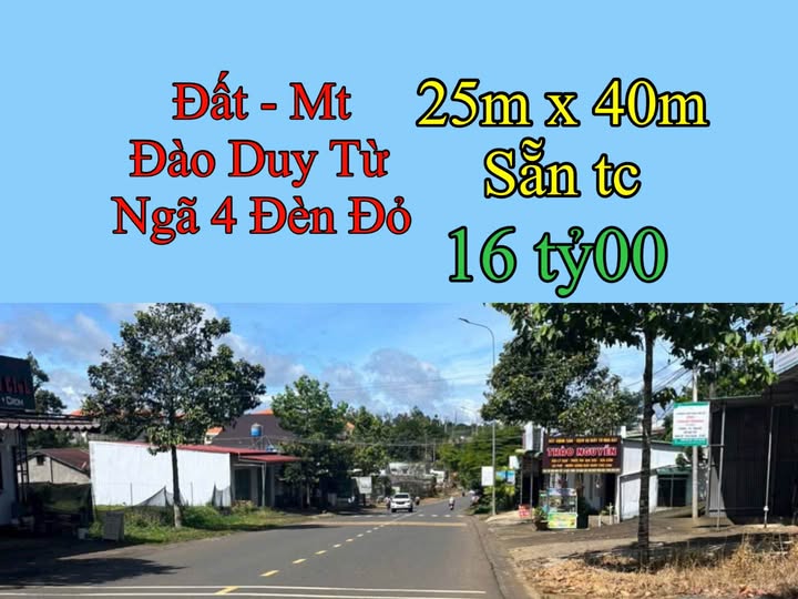 Mặt Tiền Đào Duy Từ, Bảo Lộc: 1000m² Kinh Doanh Đa Ngành Giá 16 Tỷ