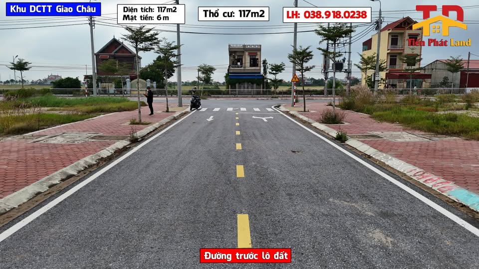 Đất Nền Giao Châu, Giao Thủy 117m² - Sổ Đỏ Rõ Ràng, Sẵn Sàng Xây Dựng