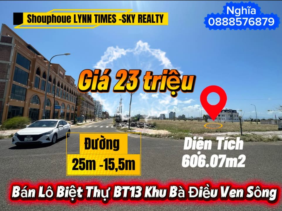 Bán Gấp Lô Góc Biệt Thự 606m² Buôn Ma Thuột - Hướng Bắc