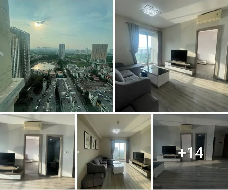 Cho thuê căn hộ Season Avenue Mộ Lao 85m² - View hồ đẹp, full nội thất