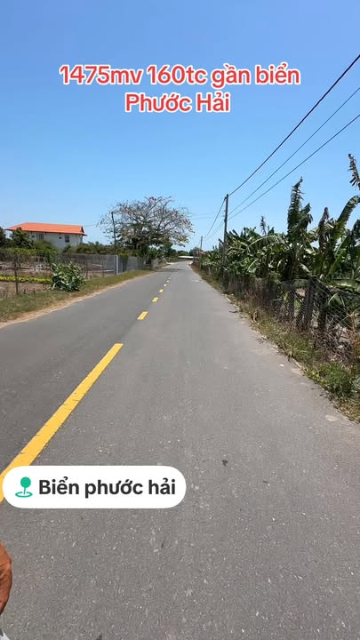 Đất Vàng Mặt Tiền Đường Nhựa Phước Hải, Bà Rịa - Vũng Tàu 1475m² - Giá Tốt 5.8 Tỷ