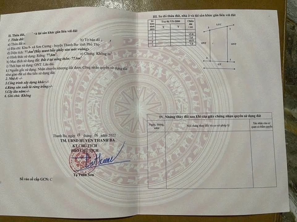 Đất Phường Thanh Miếu, Việt Trì 78.6m² - Kinh Doanh Sầm Uất, Chính Chủ