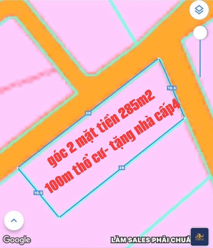 Đất Vườn Góc 2 Mặt Tiền Long Thành 280m² - Sổ Hồng, Giá 3.9 Tỷ