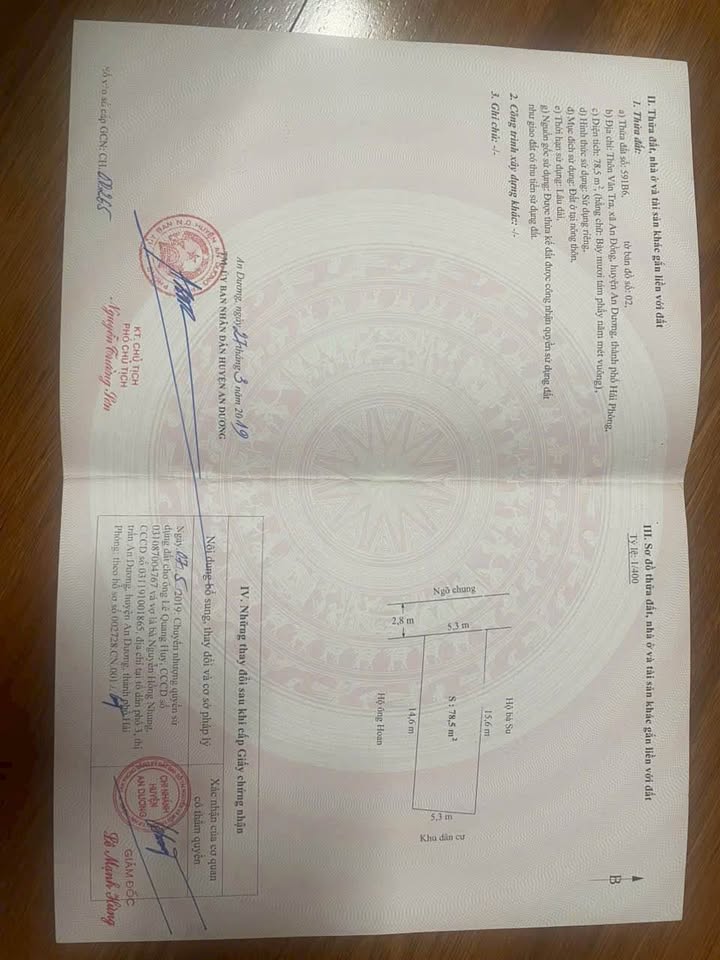 Đất Nền Vân Tra An Dương 78m² - Sổ Đỏ Chính Chủ, Giá Tốt Hơn 2 Tỷ