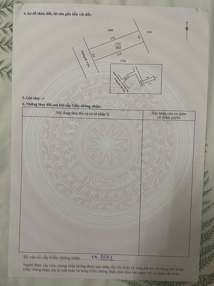 Đất Thổ Cư 69.8m² Hẻm 112 Hoàng Quốc Việt, Cần Thơ - Giá 2.15 Tỷ