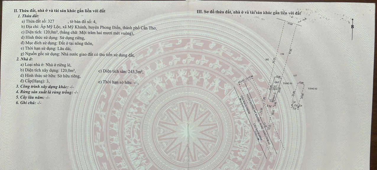 Bán Nền 734m² Ninh Kiều - Nhà 2 Tầng Đẹp, Kinh Doanh Tốt, Giá 9 Tỷ