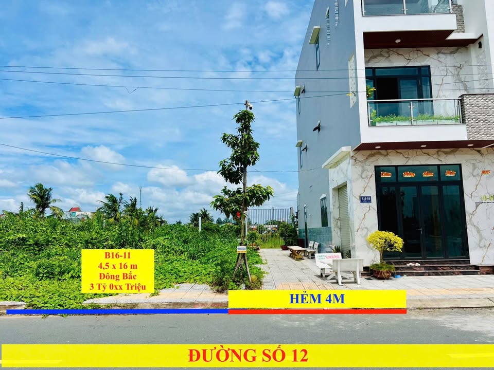 Bán Nền Hẻm 4m An Bình, Ninh Kiều - 72m², Sổ Hồng Sẵn Sàng