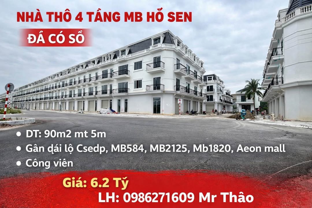 Nhà Mặt Tiền Hồ Sen, TP Thanh Hóa - 90m² Sổ Đỏ, KD Đa Ngành