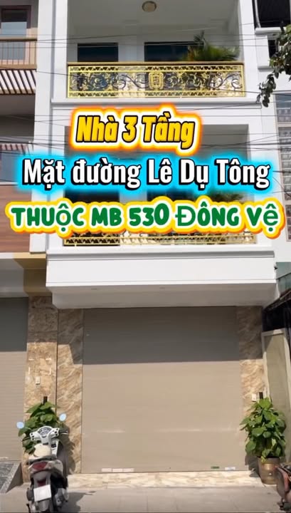 Nhà tân cổ điển mặt đường Lê Dụ Tông 63m² - View công viên