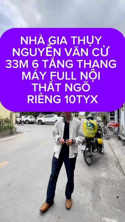 Nhà 33m² 6 Tầng Thang Máy Mặt Ngõ Nguyễn Văn Cừ, Long Biên - Sẵn Sàng Ở Ngay