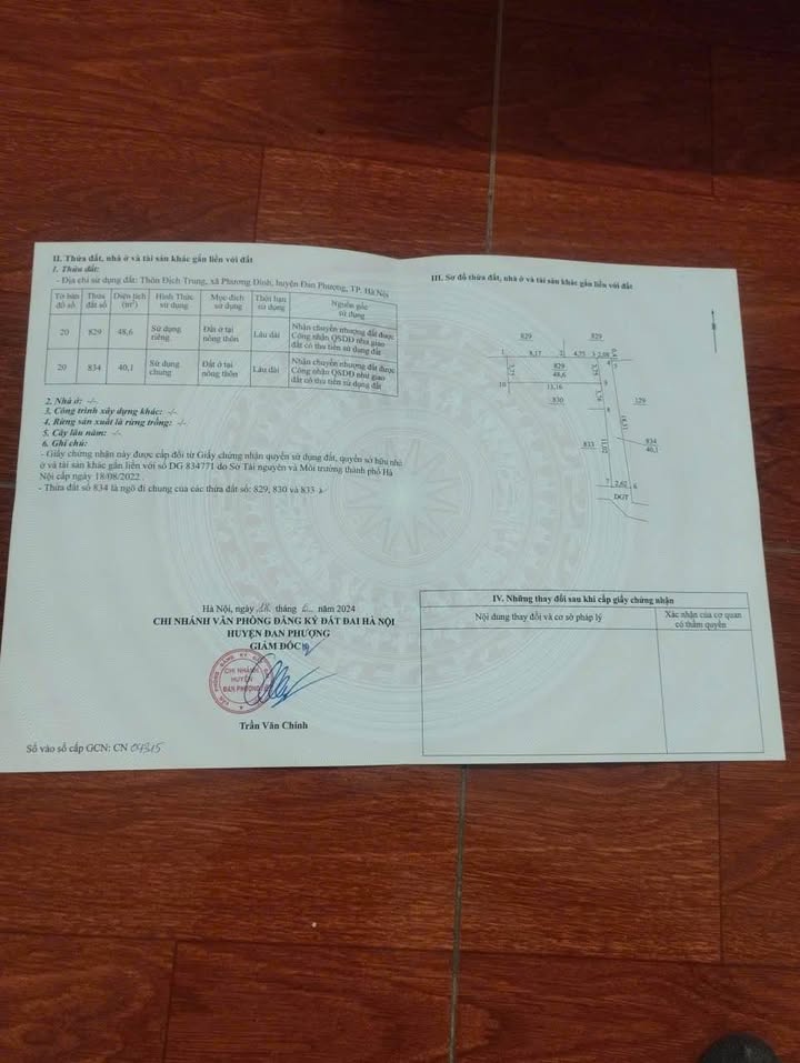 Bán đất Đan Phượng 49m² - Giá 2.9 tỷ, vị trí đắc địa