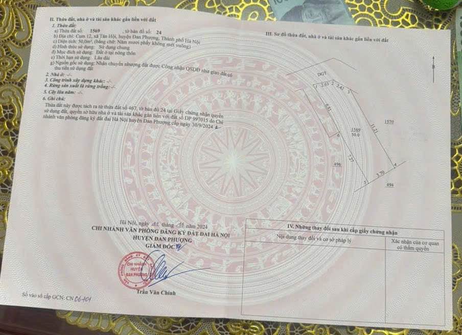 Bán Nhà Lô Góc 5 Tầng Tân Hội, Đan Phượng - 50m², Ô Tô Gần Đất