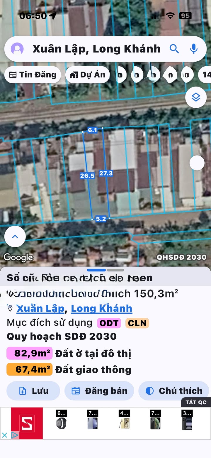 Bán Gấp Đất Xuân Lộc 150m² Sổ Riêng Giá 351 Triệu