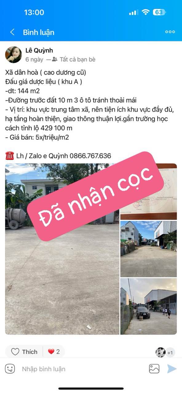 Đất đấu giá 144m² Dược Liệu Cao Dương, Long Biên - Sẵn Sàng Giao Dịch
