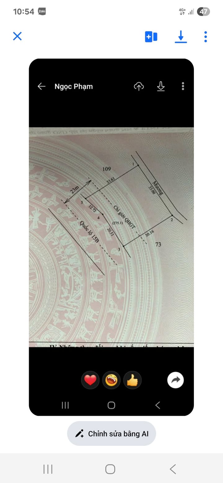Đất Vàng Quốc Lộ 15B Cẩm Lĩnh, Hà Tĩnh - 1089m² TC - Giá Thỏa Thuận