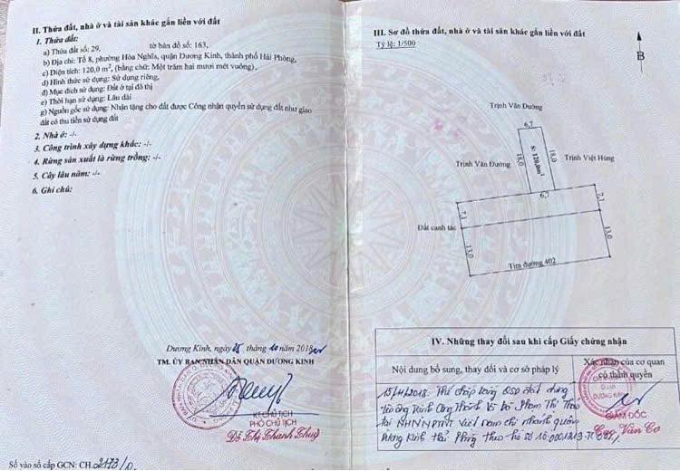 Đất Tặng Nhà Mặt Tiền Hải An, Hải Phòng - 120m² Hướng Đông Nam - Giá Đầu Tư 3.x Tỷ