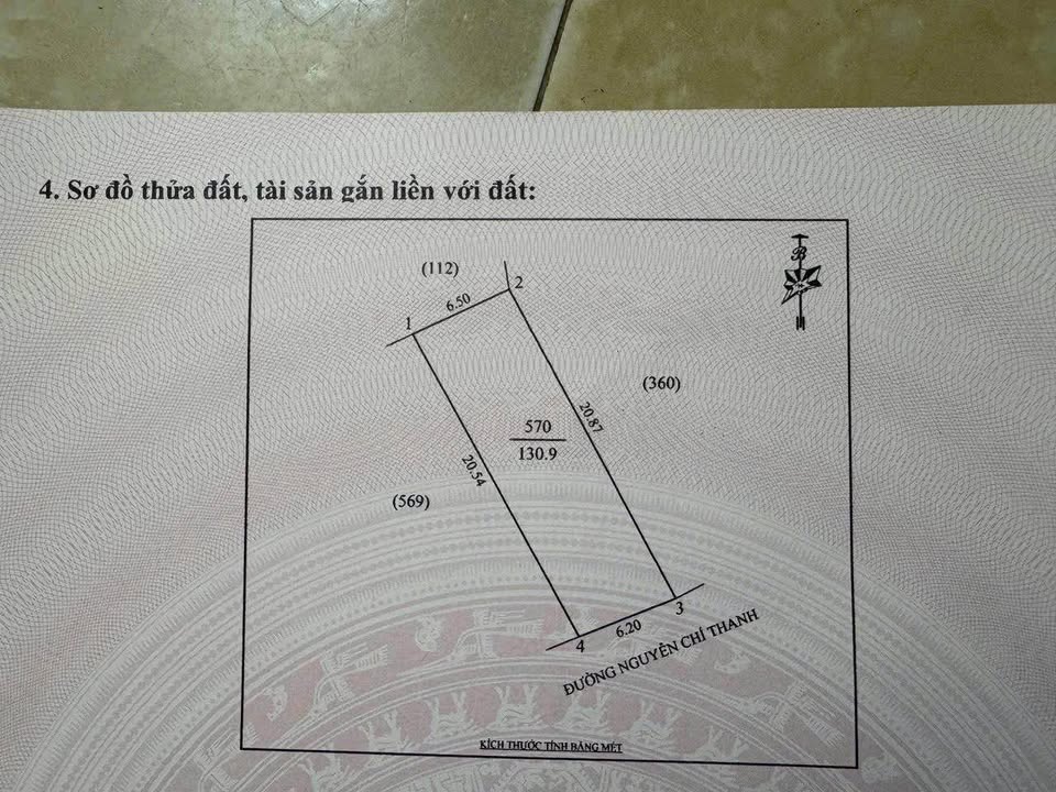 Bán Đất Nguyễn Chí Thanh, Vinh 130.9m² - Vị Trí Kinh Doanh Đắc Địa