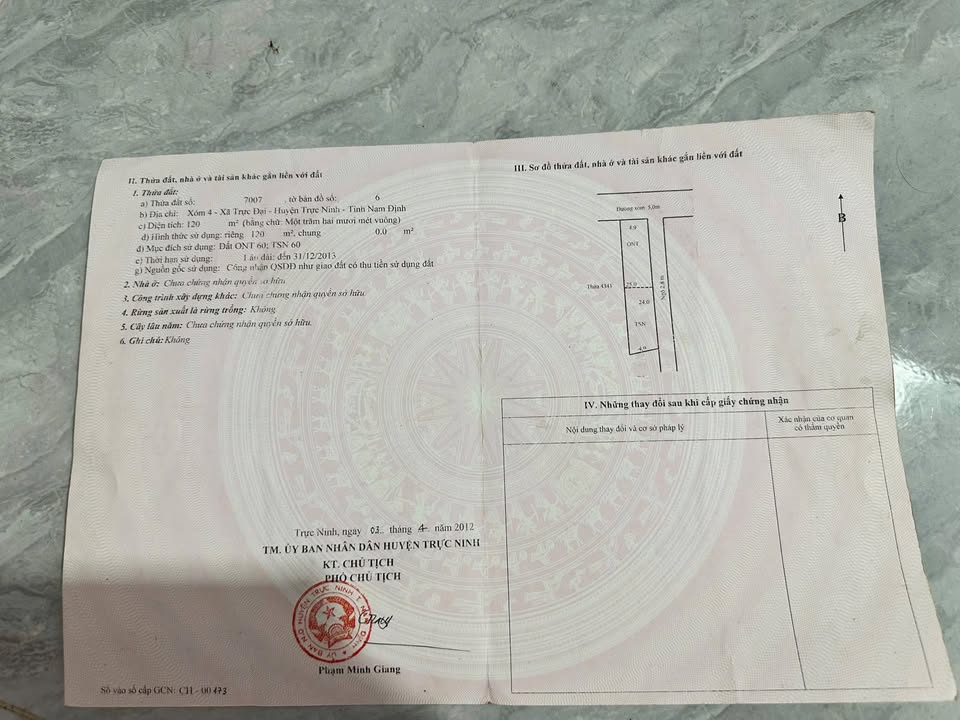 Bán Đất 2 Mặt Tiền Xã Nam Thái, Nam Trực - 120m² Kinh Doanh Đắc Lợi