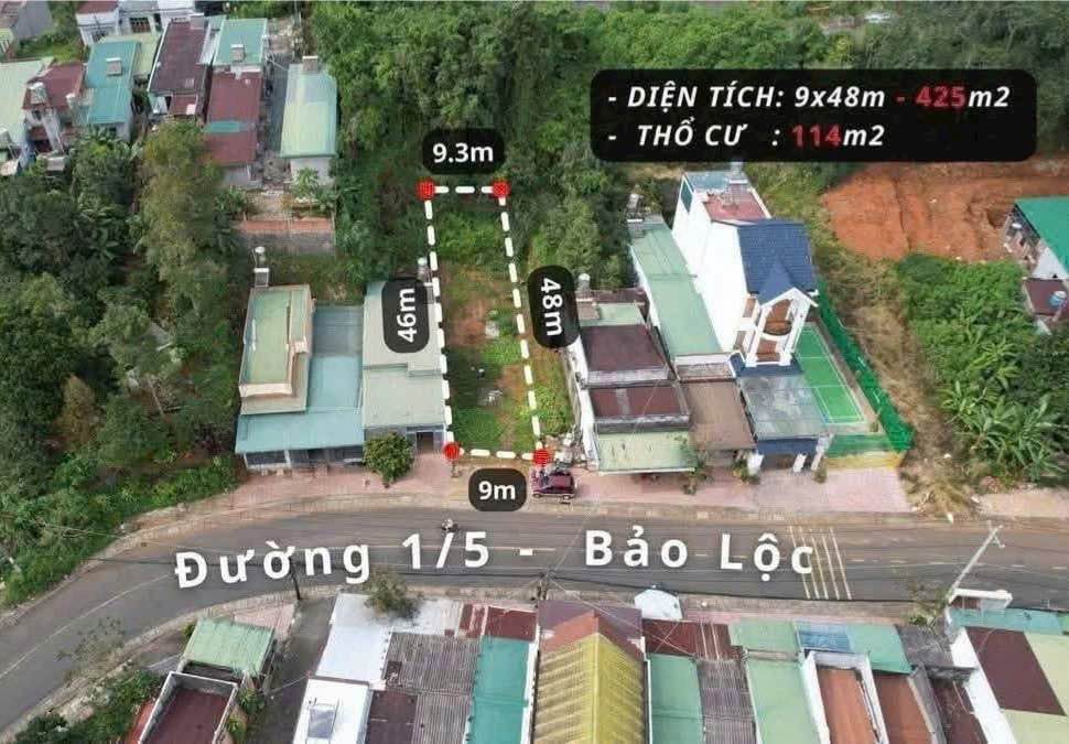 Nhà Mặt Tiền 1/5 Bảo Lộc 114m² - View Núi Hướng Nam - Giá 5.2 Tỷ