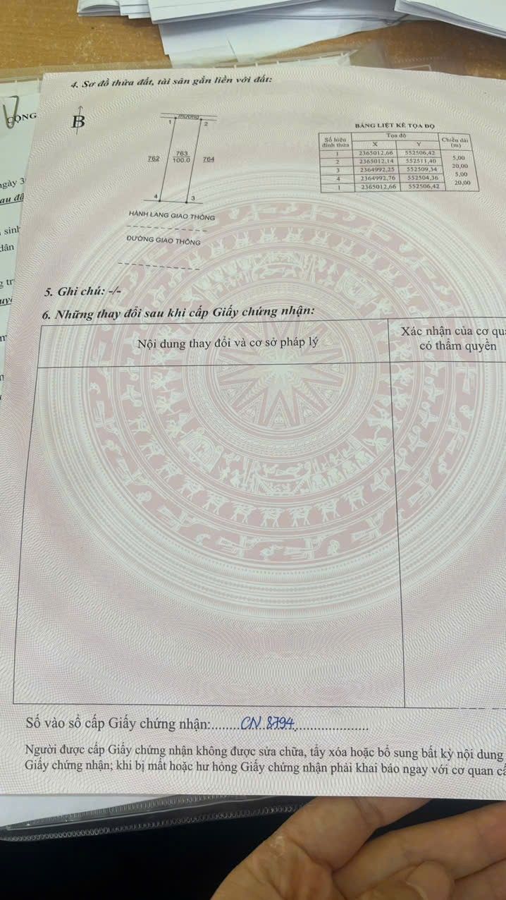 Đất thổ cư 100m² Vĩnh Phúc, Sổ hồng sẵn sàng giao ngay