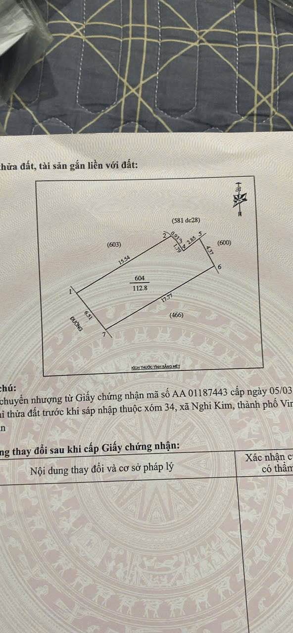 Đất Nền Nghi Kim 128.8m² - Sổ Hồng Rõ Ràng, Giá Tốt Đầu Tư