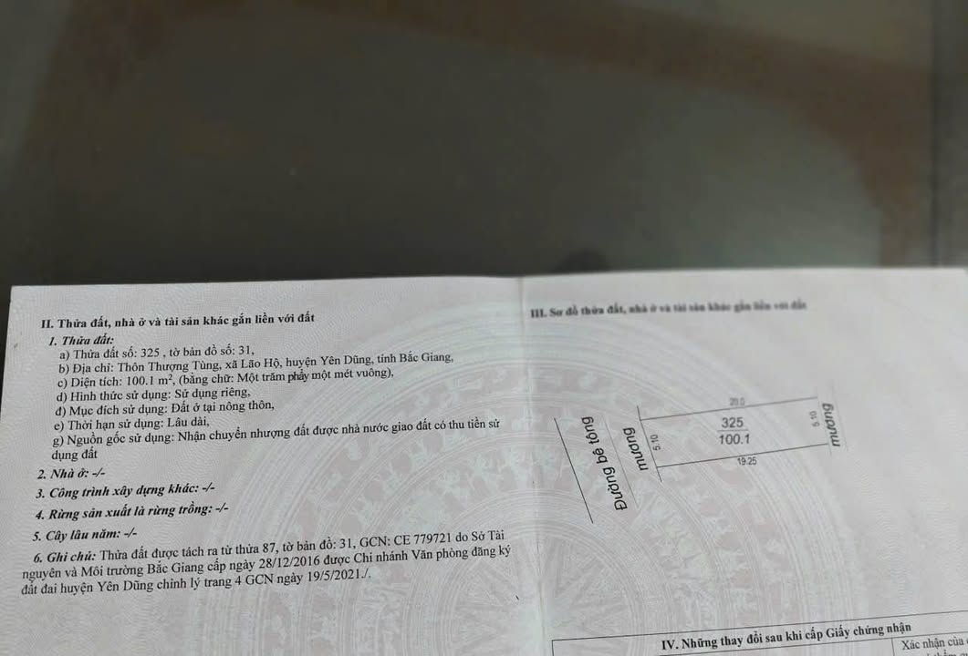 Bán Gấp Đất Vàng Bắc Ninh 101m² - Sổ Đỏ Full Thổ Cư, Kinh Doanh/Đầu Tư Đỉnh Cao