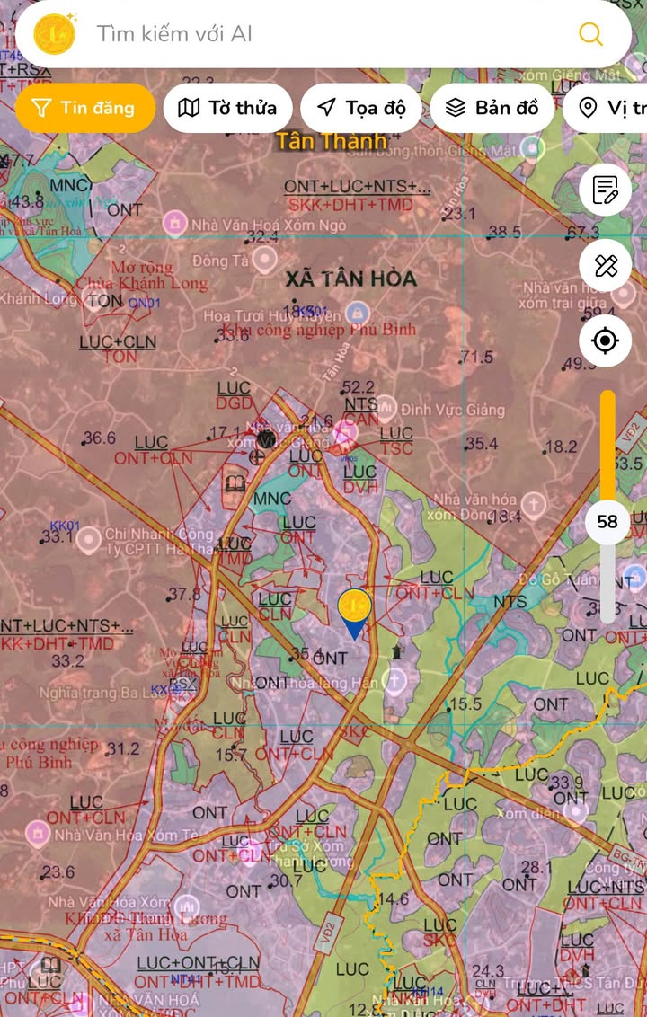 Bán đất 1000m² sổ đỏ, có nhà cấp 4 tại Tân Hoà, Thái Nguyên - Gần KCN Kinh Bắc