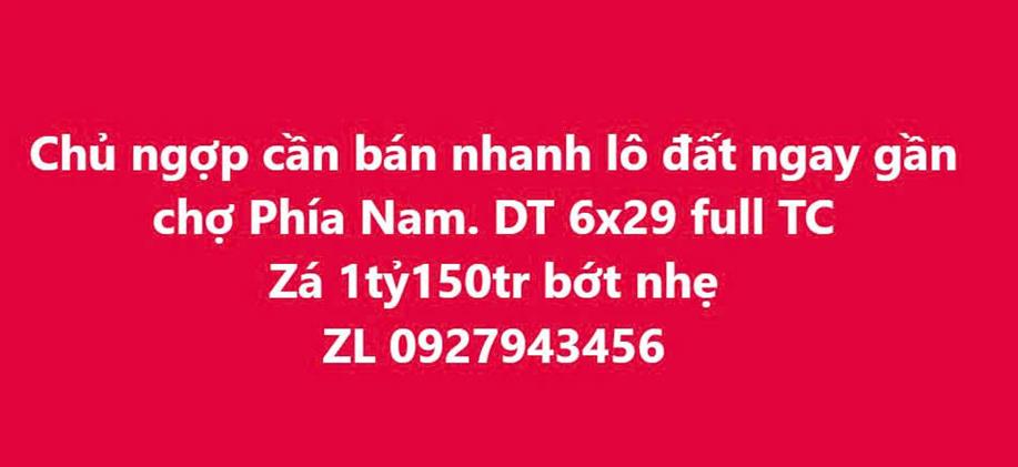Đất Nền Chư Sê Gia Lai - 174m² Full Thổ Cư, Ngay Chợ Nam - 1.15 Tỷ
