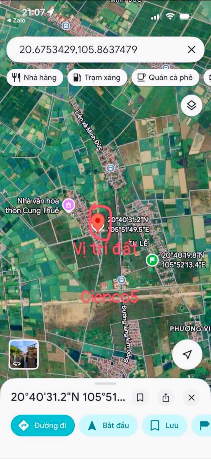 Đất Nền 100m² Thôn Cung Huế, Ứng Hòa - Sổ Đỏ Full Thổ Cư, Nở Hậu